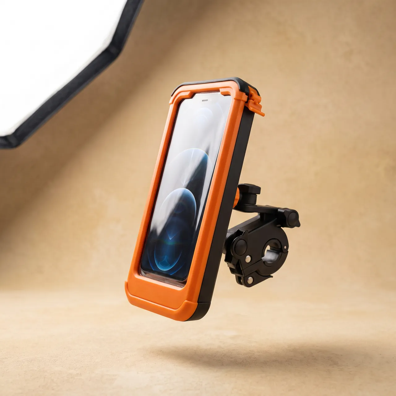 Porta Celular De Lujo Caja Naranja