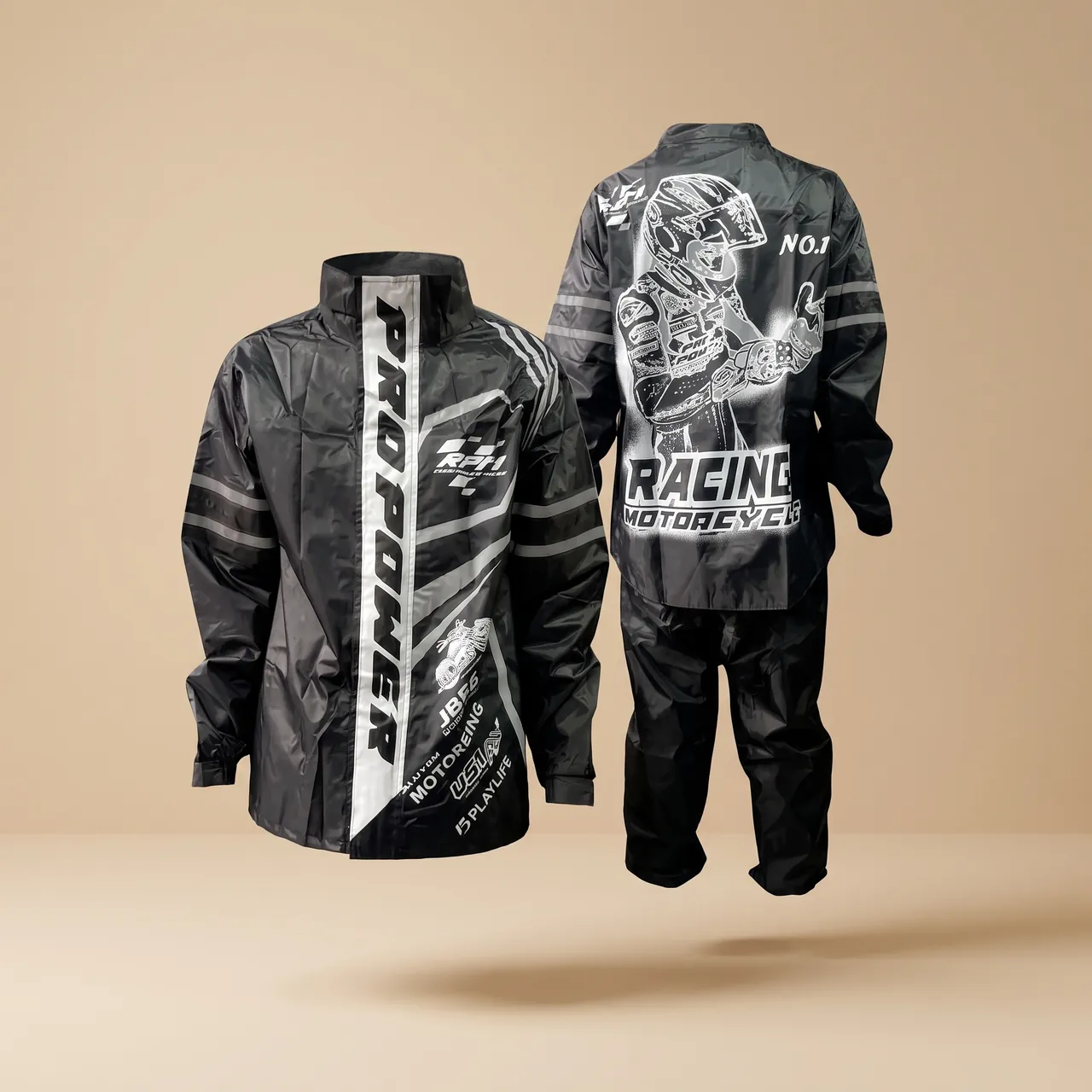 Impermeable Racing Reflectivo